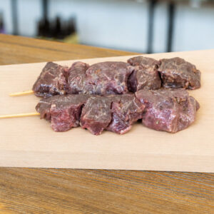 Brochettes de Cerf/Biche à la Crème et aux Girolles x 2